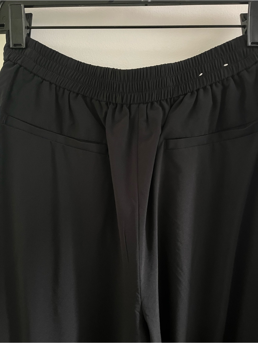 Banana Republic Black Wide-Leg Cropped Pants - Picture 6 of 9